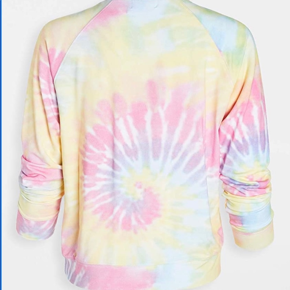 Stripe & Stare Rainbow Sunshine Tie Dye Sweatshirt Shirt Top L - Picture 6 of 12
